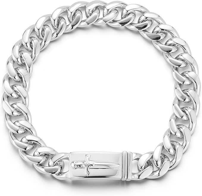 MATEO New York Sword Cuban Link Bracelet